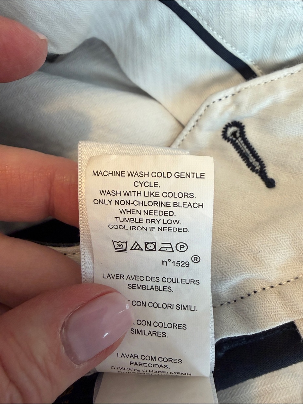 Polo Ralph Lauren Stretch Straight Fit Chino Pants Mens 36x32 Navy Flat Front Z2 - Picture 7 of 10